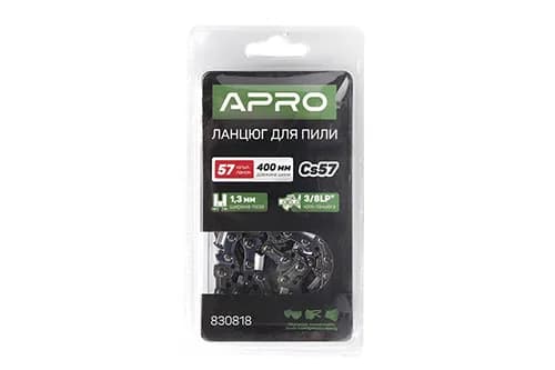 Ланцюг для бензопили 57 ланок (для шини 40см, крок 3/8) APRO - зображення 1