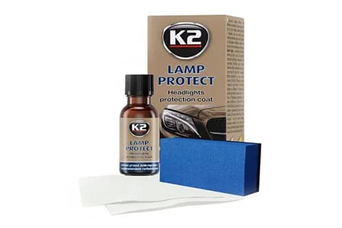 Захисне покриття для фар з аплікатором та серветками LAMP PROTECT SET 10мл К2