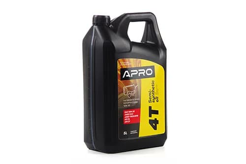 Олива для чотиритактних двигунів напівсинтетична 10W-30 5л APRO
