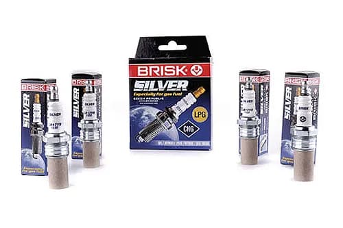 Свічки запалювання ГАЗ 2705, 3102, 3302 "Газель" (Silver LR17YS.4K) BRISK - зображення 1