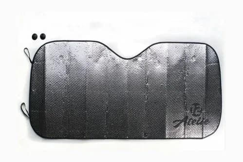 Шторка сонцезахисна 145х70см срібляста 12 Atelie - зображення 1