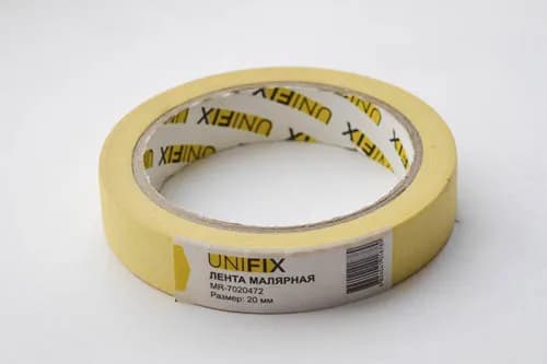 Стрічка клейка малярна 20мм*40м MR-7020472 UNIFIX - зображення 1