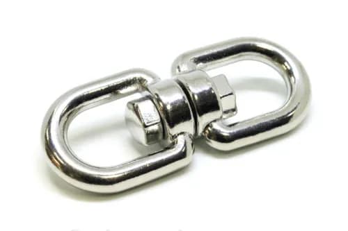 Вертлюг нікельований 4.5мм петля-петля (пачка, кратно 20шт) APRO - зображення 1