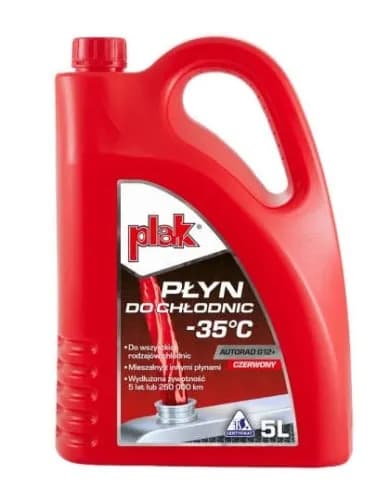 Антифриз AUTORAD 5L GOTOWY (Клас G12+, -35°C) PLAK ATAS - зображення 1