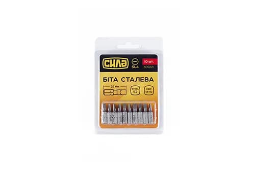 Біта SL4*25мм (10шт/уп) СИЛА