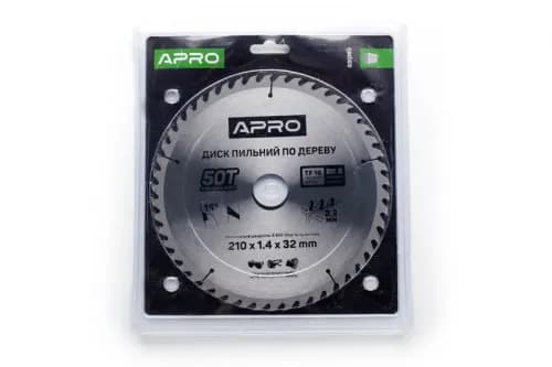 Диск пиловий до дерева 210х32х50T APRO