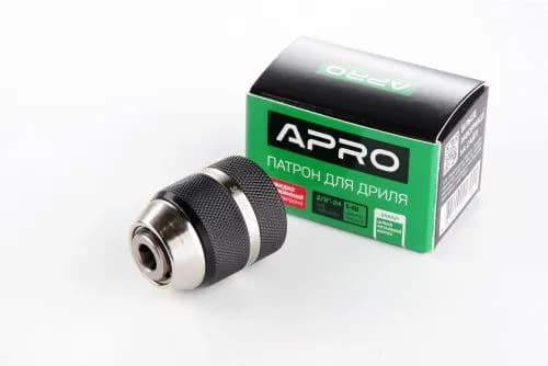 Патрон для дрилі швидкозажимний 3/8*24, 1,0-10мм APRO - зображення 1
