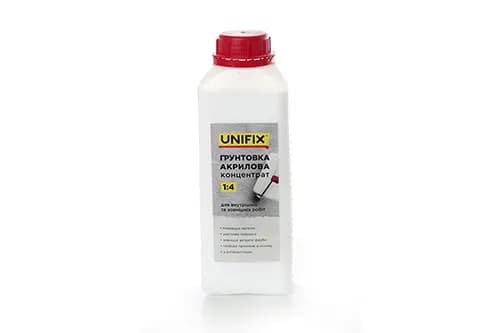 Грунтовка акрилова концентрат 1:4 глибокого проникнення 1кг Unifix - зображення 1