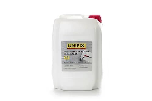 Грунтовка акрилова концентрат 1:4 глибокого проникнення 10кг Unifix - зображення 1