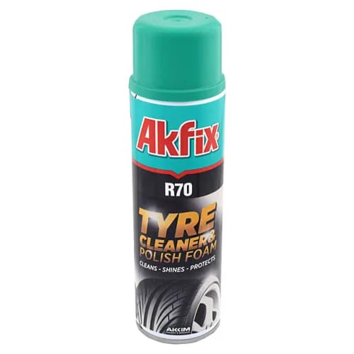 Спрей-піна для очищення і полірування шин R70 500мл Akfix
