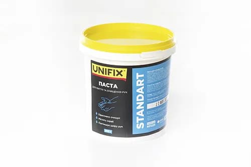 Паста для очищення рук Standart 0,5кг (відерце) UNIFIX