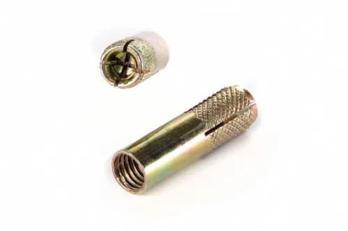 Дюбель забивний сталевий М6/8х25 цинк жовтий (пач. 50 шт.) APRO