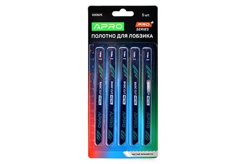 Полотно для лобзика (метал) 132/100мм 1,2 мм 21TPI чистий прямий T318A APRO - зображення 1