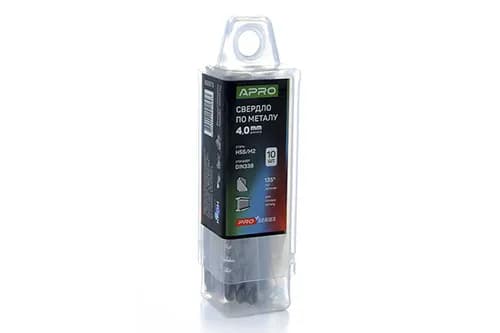 Свердло по металу HSS/M2 (6542) Ø4,0мм (тубус, кратно 10шт) PRO APRO - зображення 1
