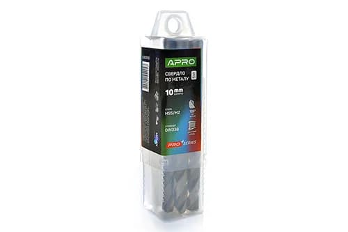 Свердло по металу HSS/M2 (6542) Ø10,0мм (тубус, кратно 5шт) PRO APRO - зображення 1