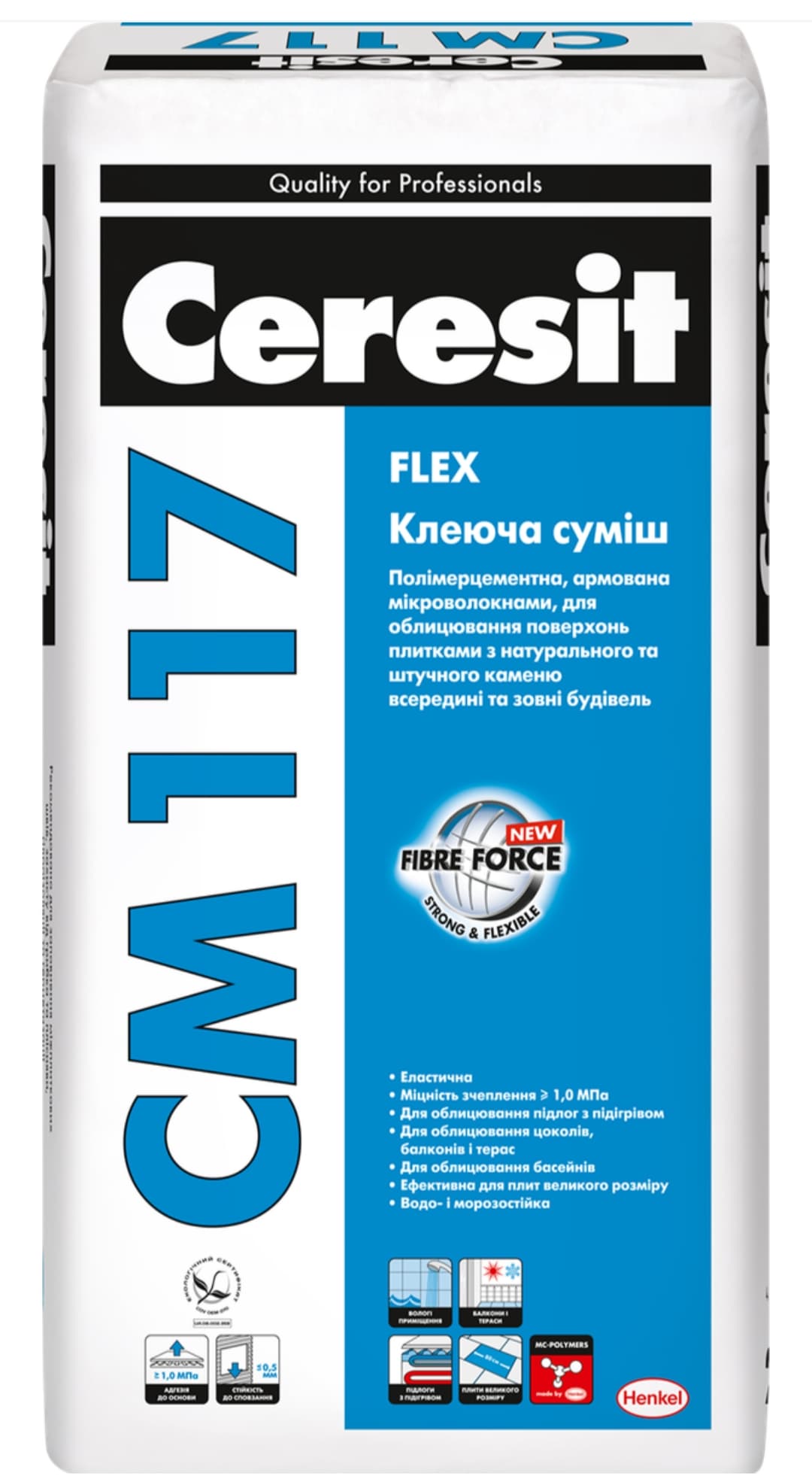 Ceresit CM 117 Клей для плитки 25кг - зображення 1