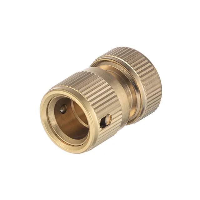Конектор латунний з аквастопом 1/2" на шланг 1/2", STORM - зображення 1