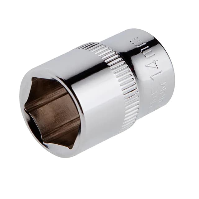 Головка шестигранна 3/8", 14×20 мм, Cr-V, STORM