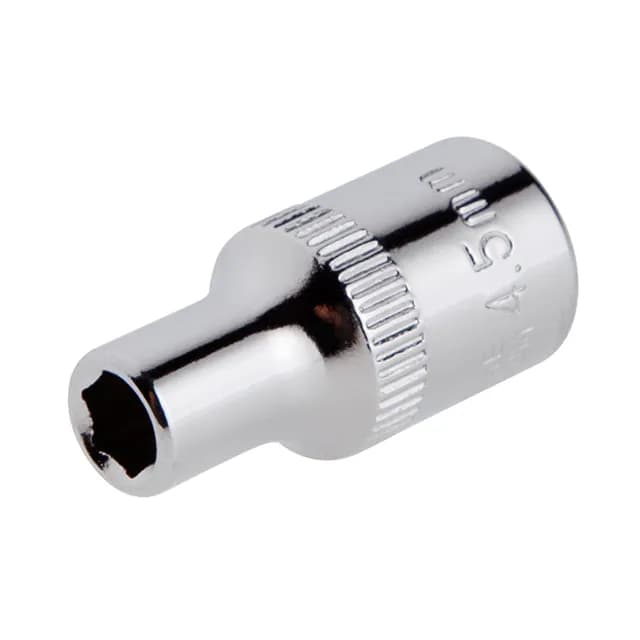 Головка шестигранна 1/4", 4,5×25 мм, Cr-V, STORM
