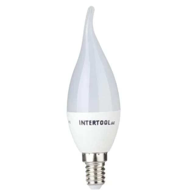 Лампа світлодіодна LED CA37, E14, 3 Вт, 150-300 В, 4000 K, 30000 год, гарантія 3 роки (Свічка на вітрі) - зображення 1
