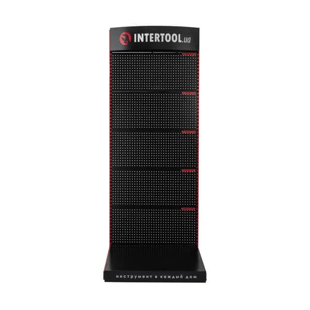 Стенд приставний INTERTOOL (чорний) (комплект із 3-х частин) - зображення 1
