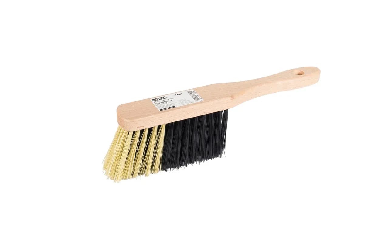 Щітка для змітання MASTERTOOL дерев'яна колодка 5-рядна 285х40х81/65 мм 14-6376 - зображення 1
