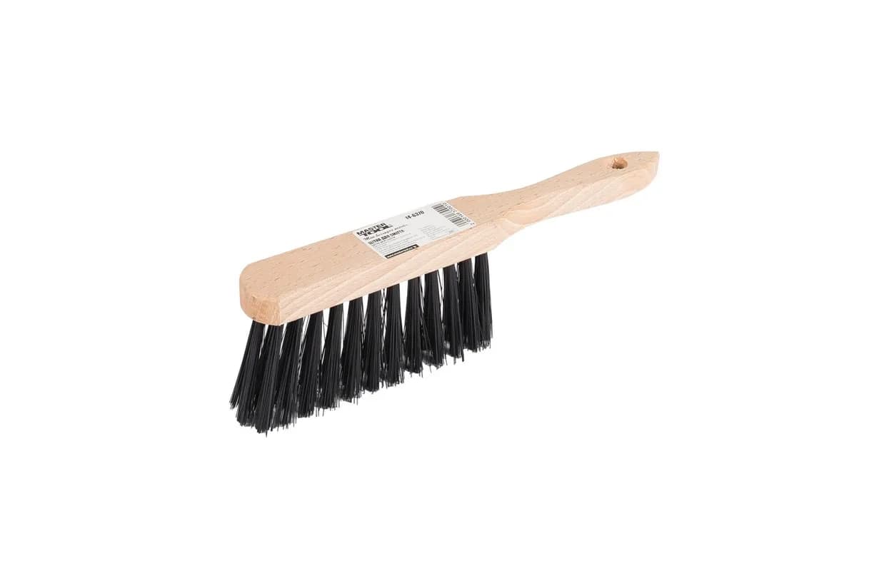 Щітка для змітання MASTERTOOL дерев'яна колодка 3-рядна 265х30х80/65 мм 14-6370 - зображення 1