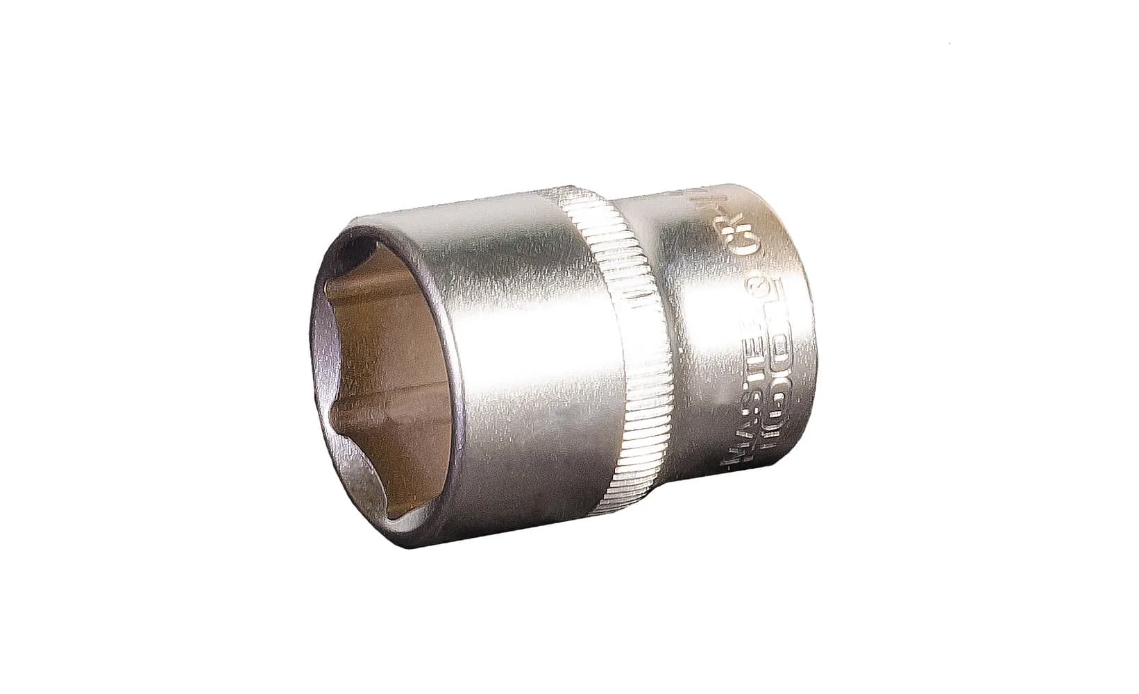 Головка торцева 6-гранна MASTERTOOL ½" 22 мм L 40 мм CrV 78-0022 - зображення 1