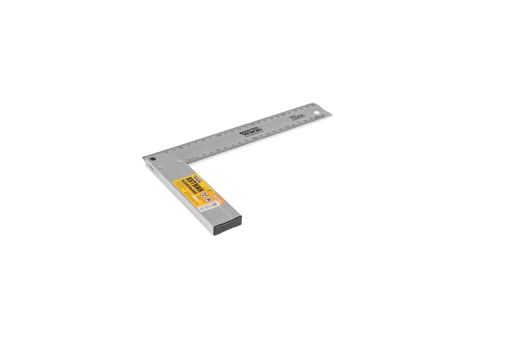 Кутник будівельний алюмінієвий MASTERTOOL 250 мм ручка Al 30-2250 - зображення 1