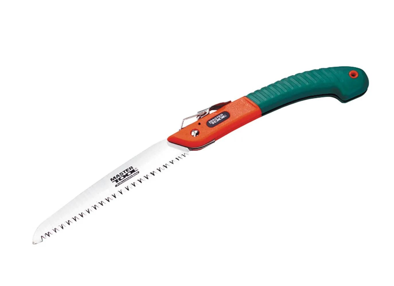 Ножівка садова складана MASTERTOOL 360 мм, полотно 180 мм, 7 TPI, загартовані зубці, 3D-заточування 14-6017