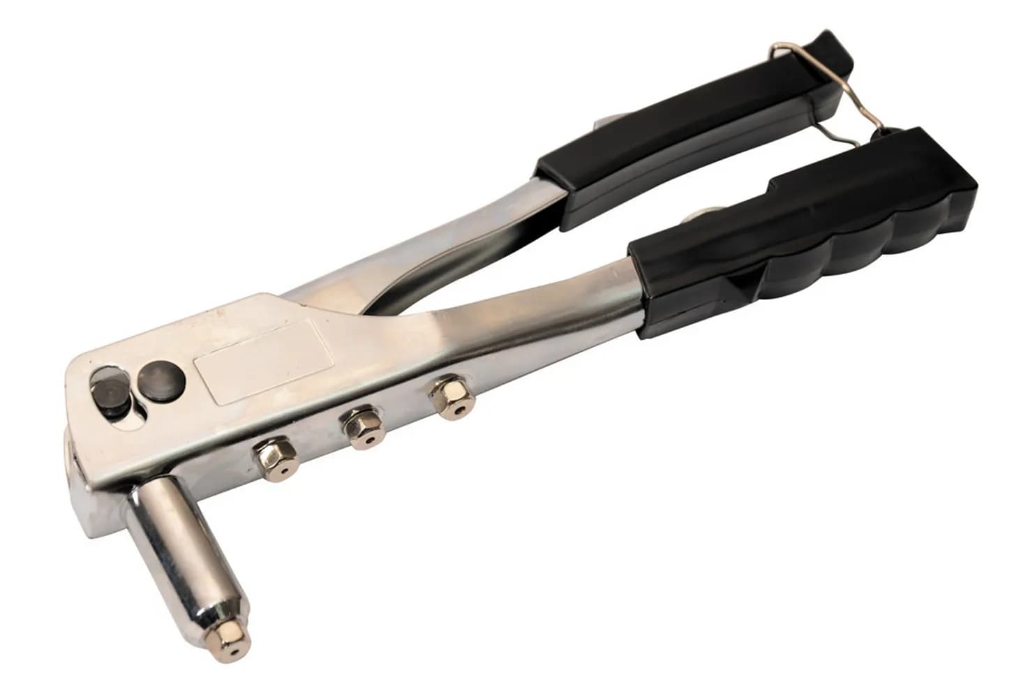 Пістолет для витяжних заклепок MASTERTOOL 250 мм Ø 2.4/3.2/4.0/4.8 мм хромований корпус 21-0707 - зображення 1