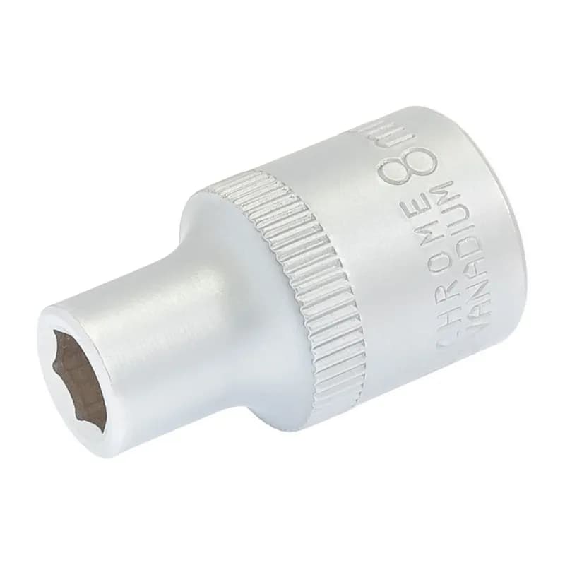 Головка торцева 6-гранна MASTERTOOL ½" 8 мм L 40 мм CrV 78-0008 - зображення 1