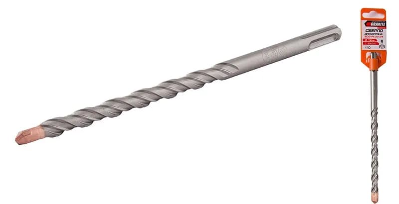 Бур для бетону GRANITE SDS-plus S4 12×210 мм 0-12-210
