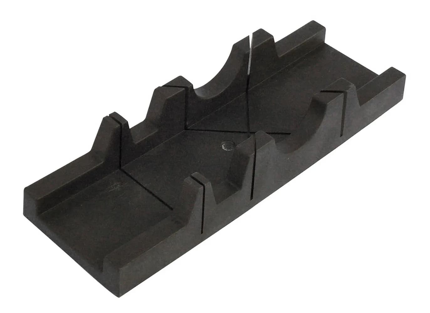 Навскісник столярний пластиковий MASTERTOOL 300 × 65 × 40 мм 45/90° круглий брус Ø 50 мм 14-3830 - зображення 1