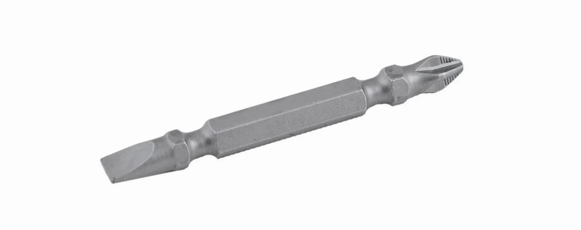 Насадка викруткова GRANITE двостороння PH2/SL6 65 мм ¼" S2 набір 10 шт 10-26-651 - зображення 1