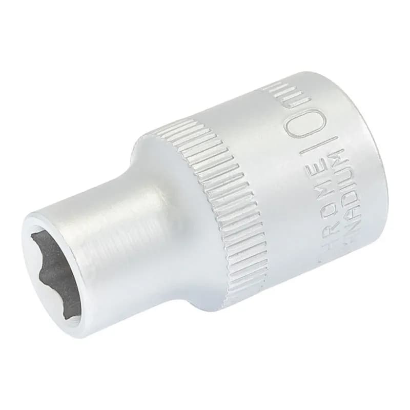 Головка торцева 6-гранна MASTERTOOL ½" 10 мм L 40 мм CrV 78-0010