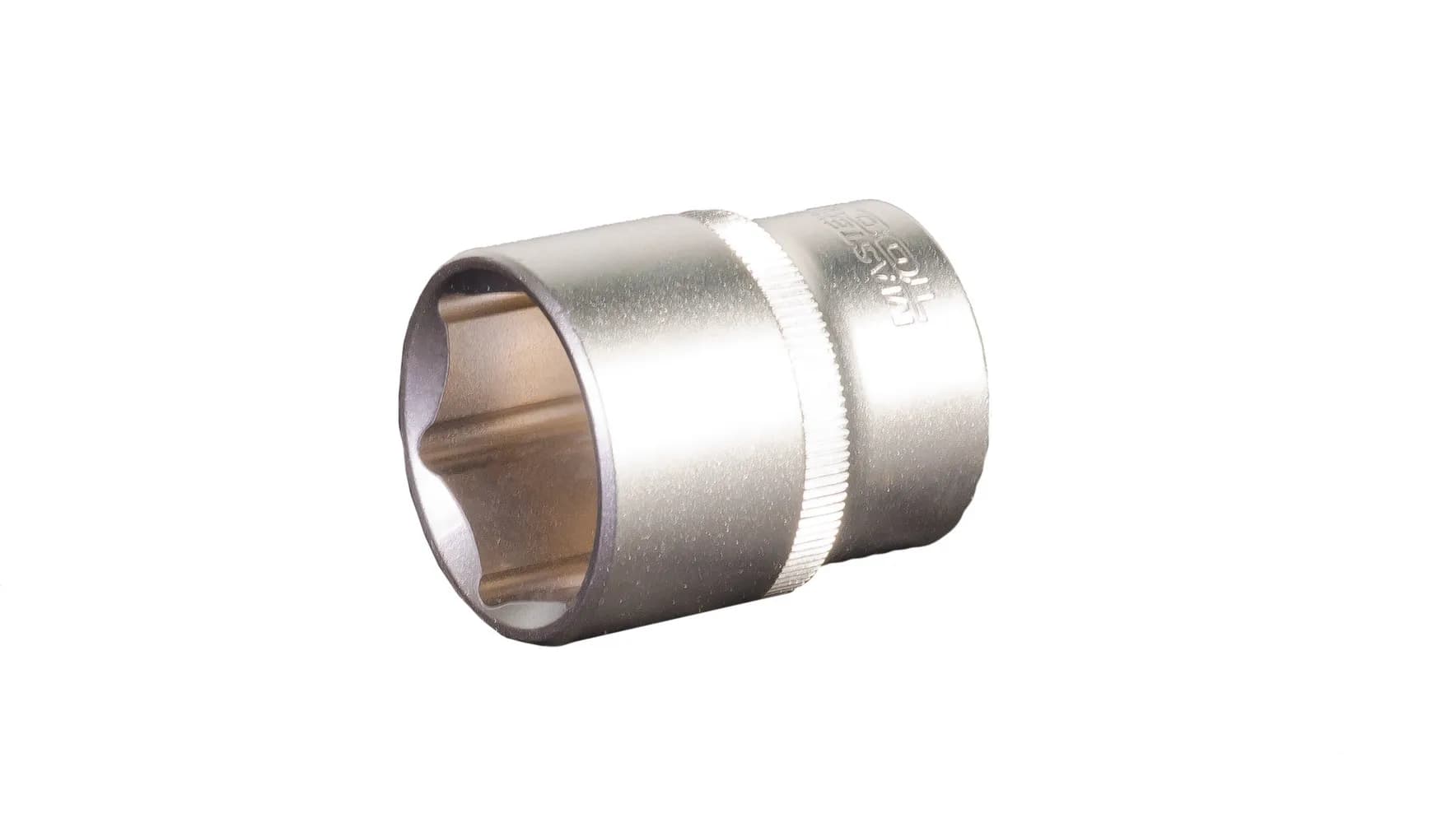 Головка торцева 6-гранна MASTERTOOL ½" 27 мм L 43 мм CrV 78-0027 - зображення 1