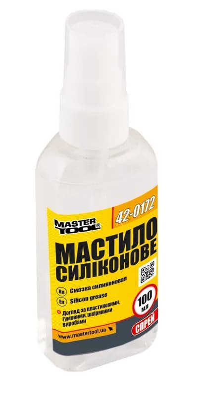 Мастило силіконове MASTERTOOL спрей 100 мл 42-0172 - зображення 1