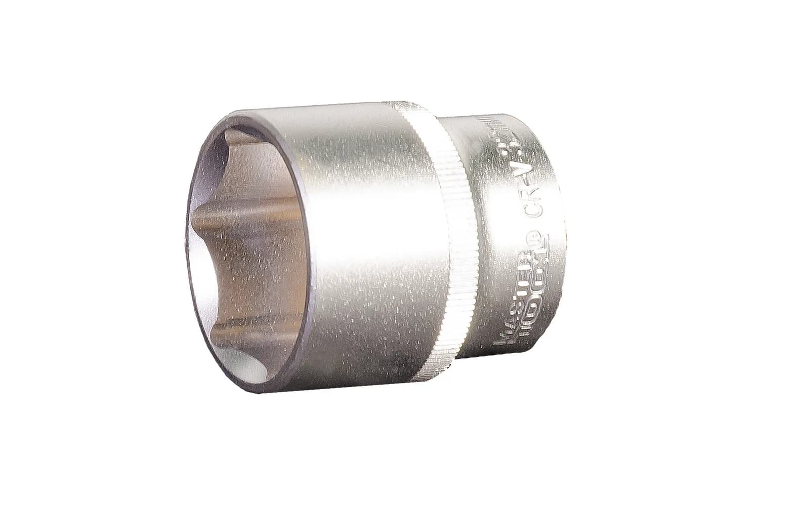 Головка торцева 6-гранна MASTERTOOL ½" 32 мм L 44 мм CrV 78-0032 - зображення 1