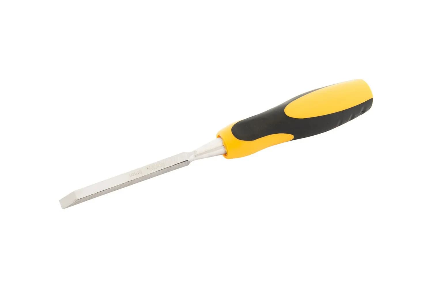Стамеска плоска для дерева ударна MASTERTOOL CrV 8 мм з двокомпонентною ручкою 14-1508 - зображення 1