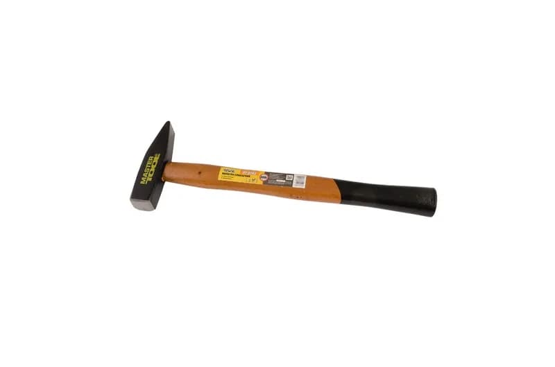 Молоток слюсарний MASTERTOOL 300 г HRC 56 рукоятка з дерева з полімерним захистом 300 мм 02-0203 - зображення 1