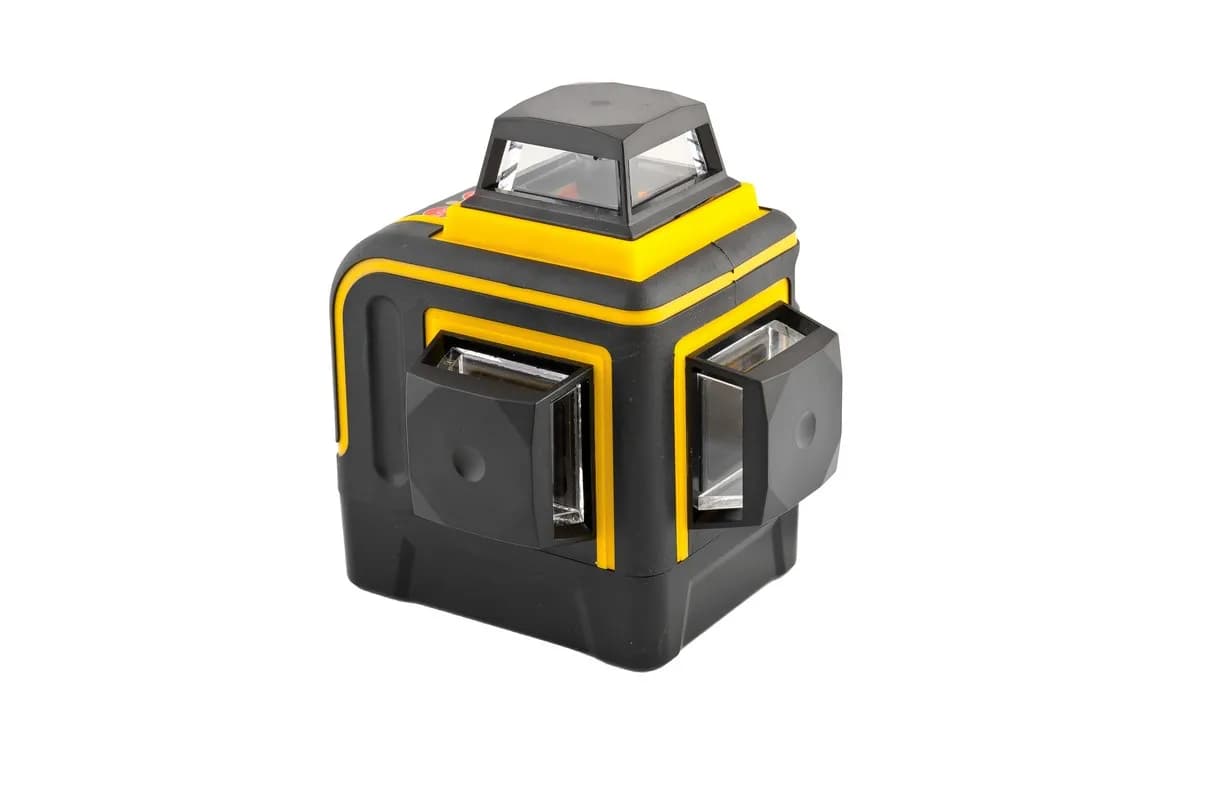 Рівень лазерний MASTERTOOL 10 м ±0.2 мм/м 3 гол H/V/H+V H360°/2хV360° ±3° RED/635 нм клас II IP54 Li-ion/ААх3 сумка 30-1912 - зображення 1