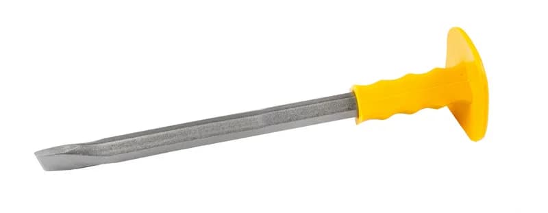 Зубило будівельне MASTERTOOL з захисною ручкою TPR 350×19×23 мм 03-0350