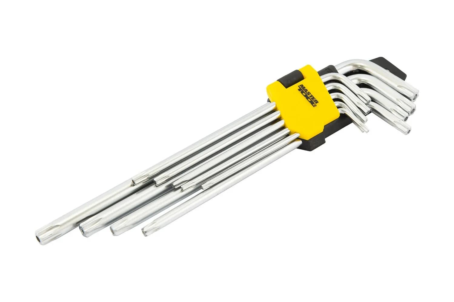 Ключі TORX MASTERTOOL Long Arm CrV Т10/Т50 90-227 мм набір 9 шт 75-0961 - зображення 1