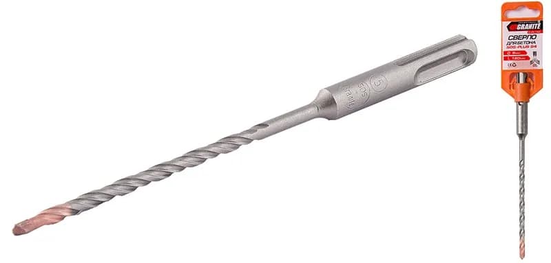 Бур для бетону GRANITE SDS-plus S4 5×160 мм 0-05-160 - зображення 1