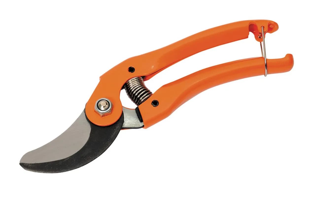 Секатор садовий обвідний MASTERTOOL 225 мм з металевими ручками лезо Mn65 14-6109 - зображення 1
