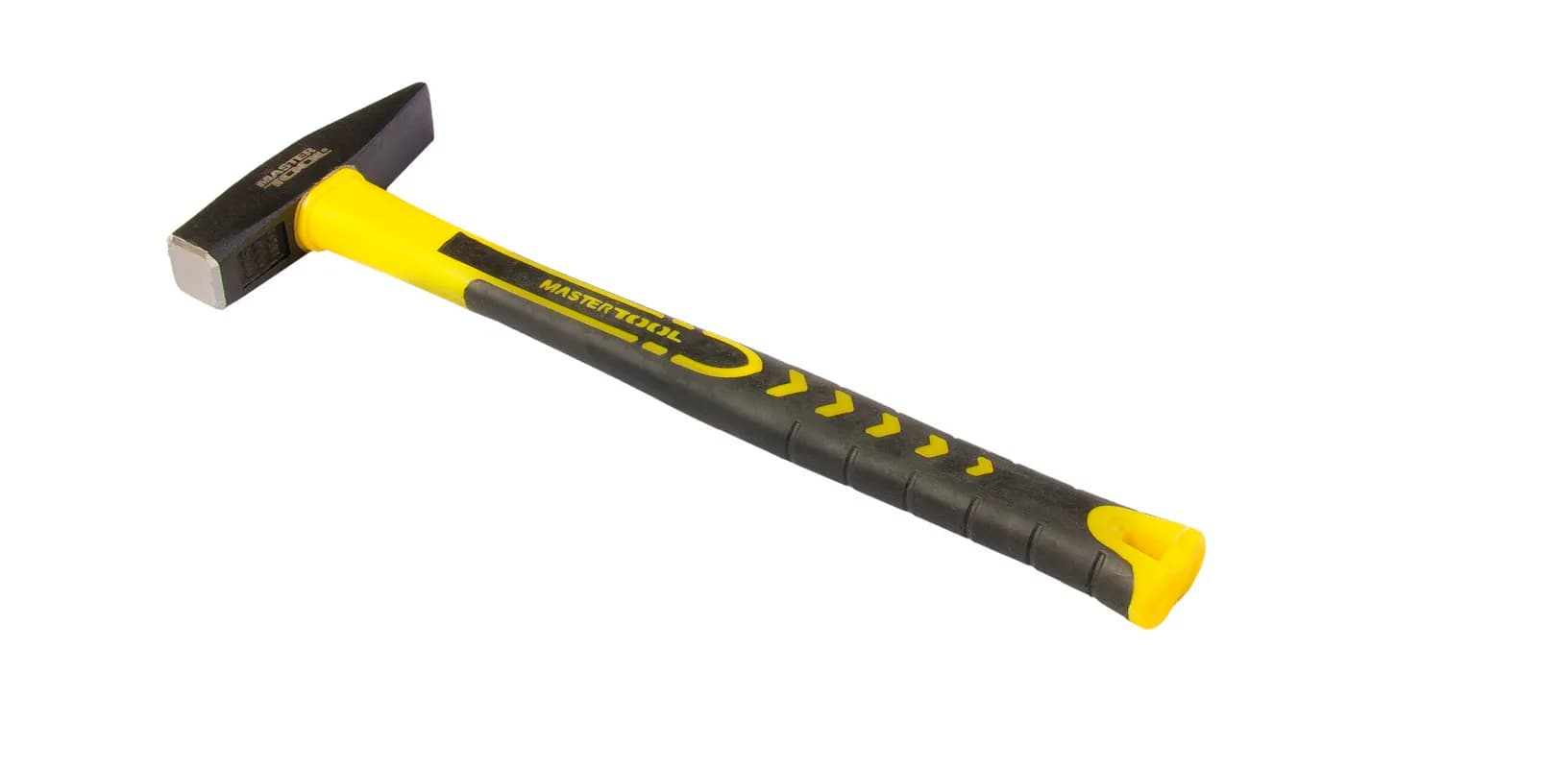 Молоток слюсарний MASTERTOOL 300 г HRC 50 рукоятка фібергласова 305 мм 02-0803 - зображення 1