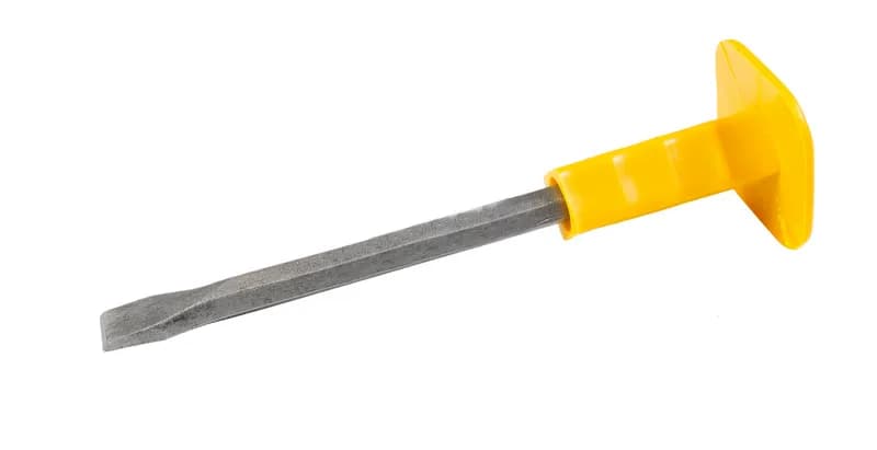 Зубило будівельне MASTERTOOL з захисною ручкою TPR 300×16×22 мм 03-0300 - зображення 1