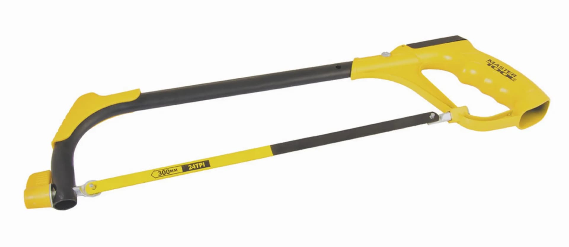 Ножівка по металу MASTERTOOL 250-300 мм з металевою ручкою ергономічна накладка контейнер для зберігання flex полотно 12.5 мм 24TPI 14-2227 - зображення 1