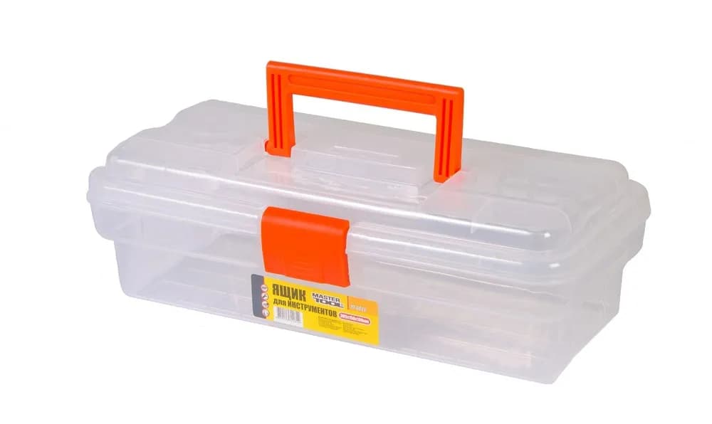 Скриня для інструментів MASTERTOOL з пластиковими замками 12" 305х150х100 мм 79-6025 - зображення 1